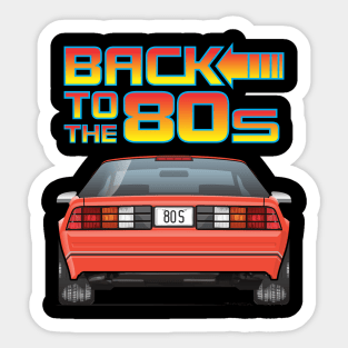 back to the 80's Sticker